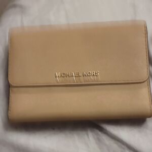 Michael Kors Beige Wallet